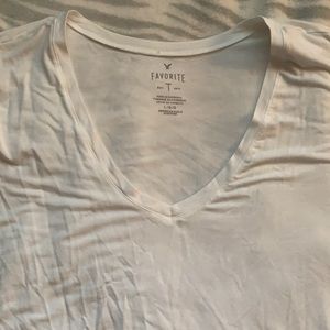 White V Neck Shirt